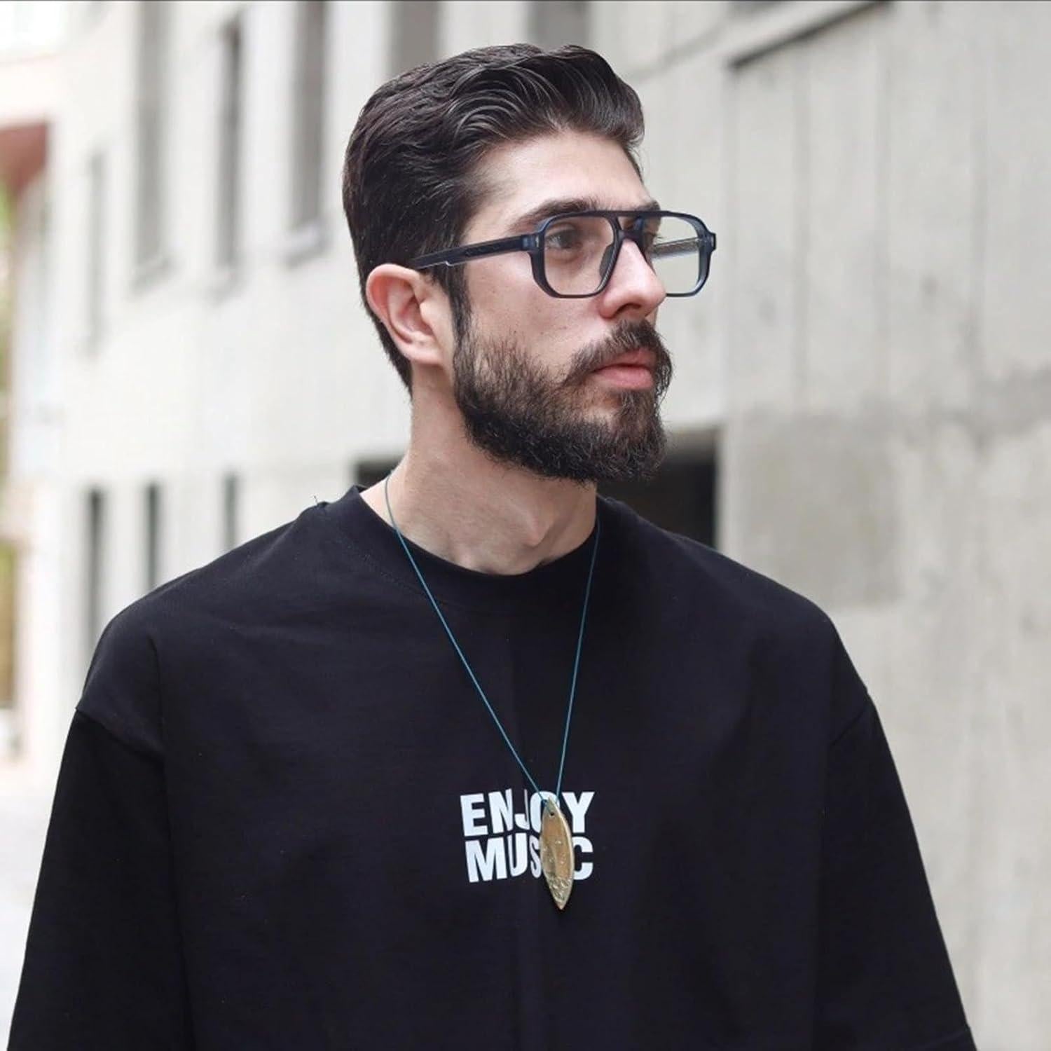 Gafas bloqueadoras luz azul PORADAY retro unisex 15.49x5.99cm