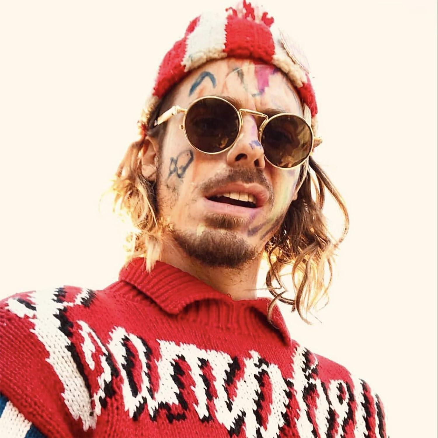 Gafas de sol redondas EYLRIM Eyl8478d 100% UV estilo Steampunk