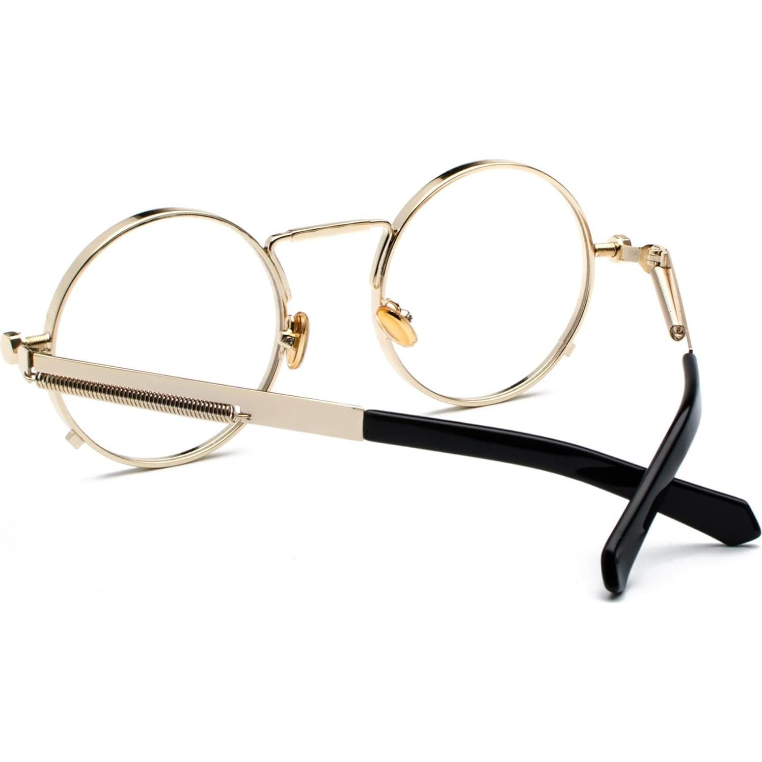 Gafas de sol redondas EYLRIM Eyl8478g 100% UV oro/transparente