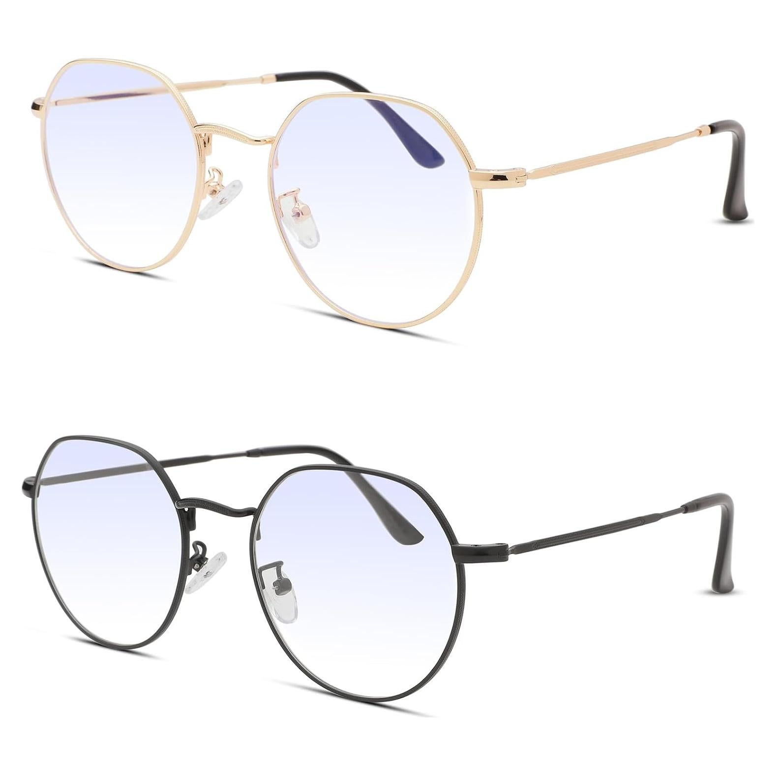 Gafas Pro Acme Redondas Vintage Unisex Lente Azul 53mm