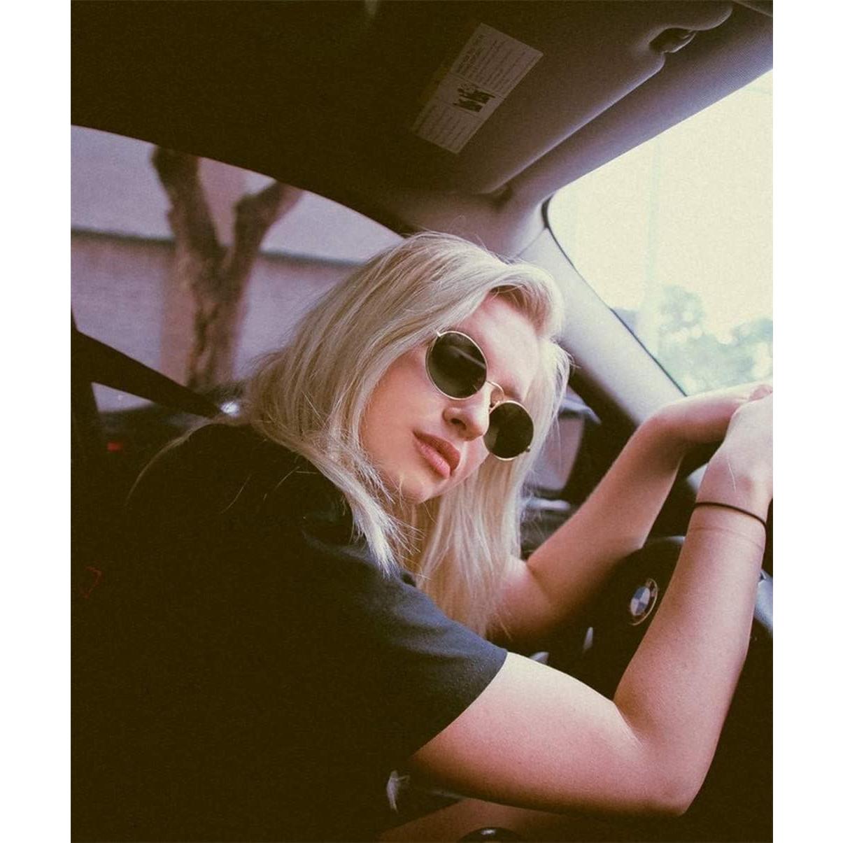 Gafas de Sol Ovaladas Vintage GIFIORE con Lente UV400