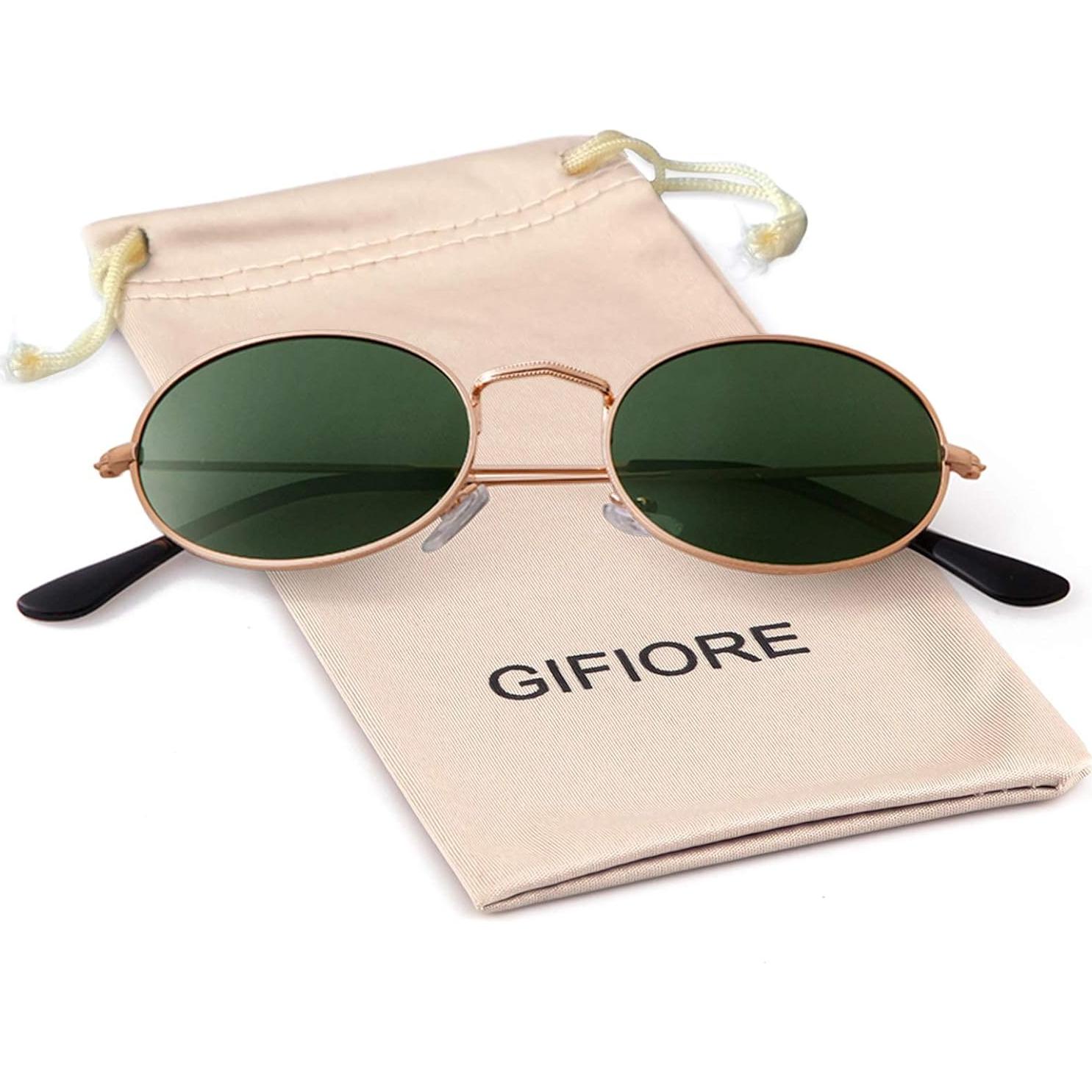 Gafas de Sol Ovaladas Vintage GIFIORE con Lente UV400