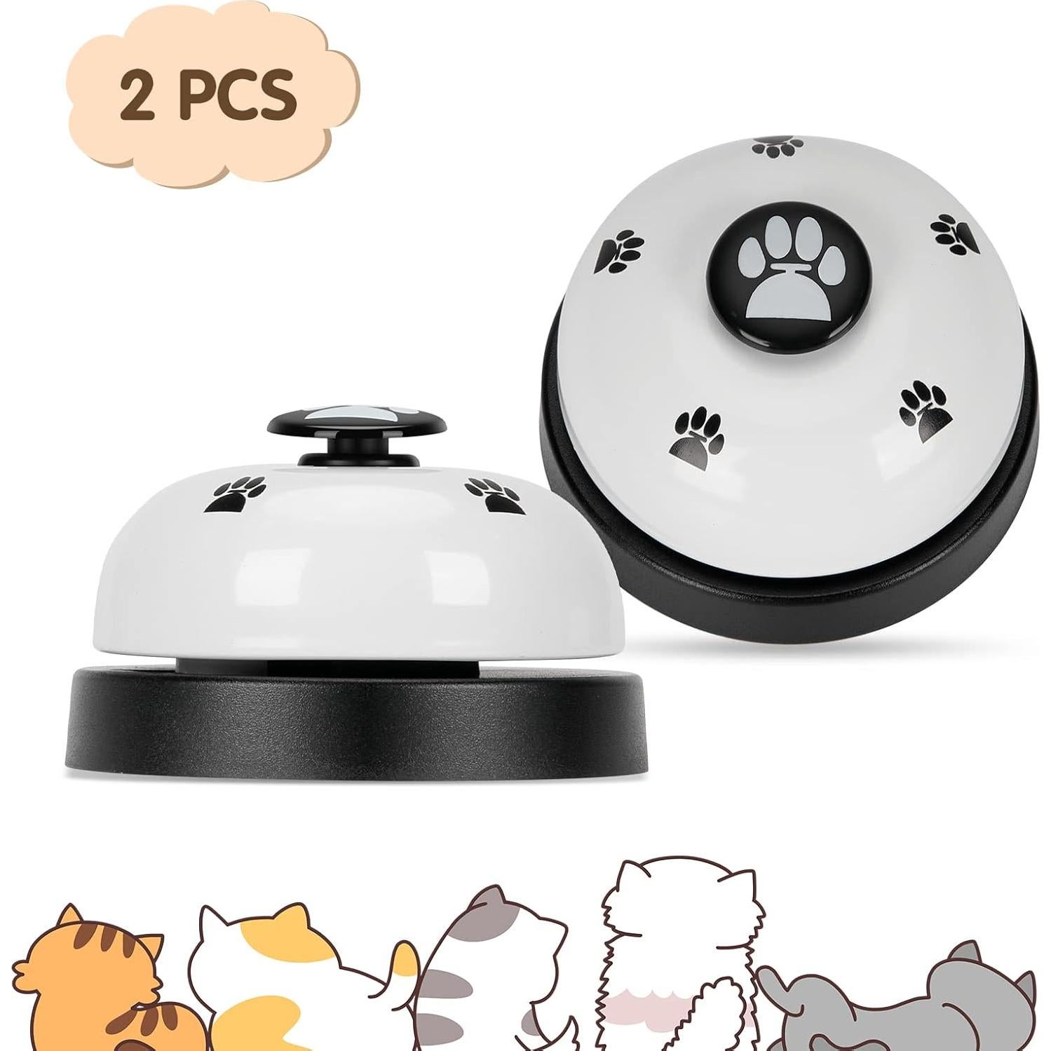 Campanas de Entrenamiento para Perros xc - Paquete de 2, 7.19 cm