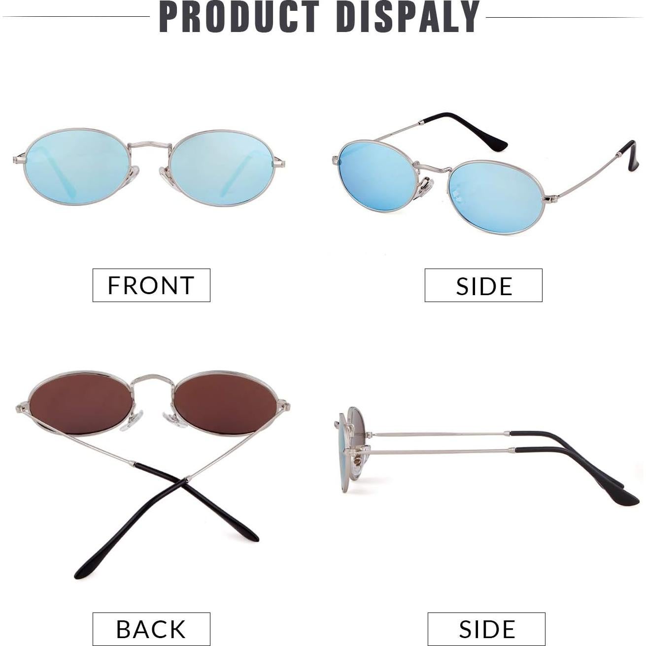 Gafas de Sol Ovaladas GIFIORE Retro UV400 para Todos