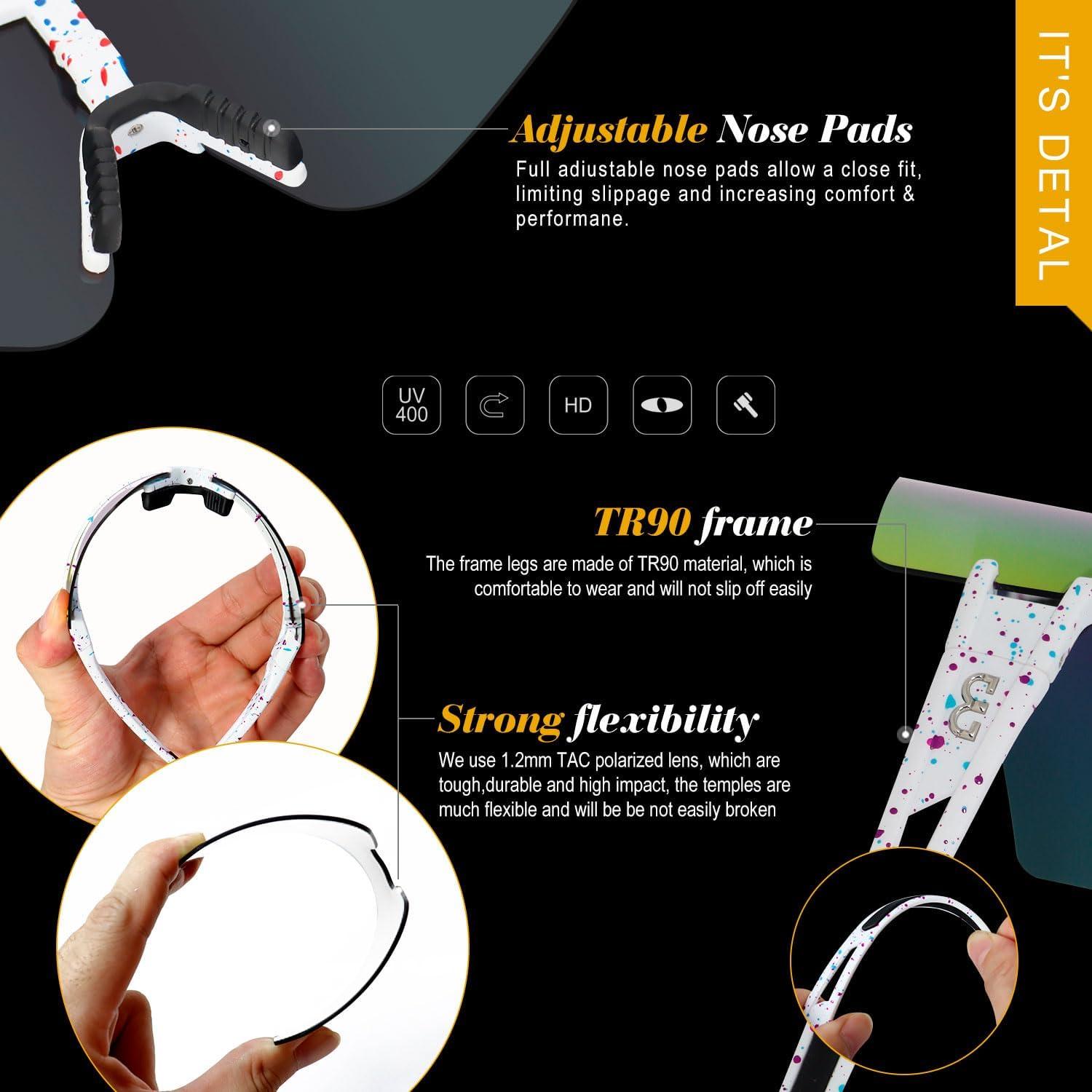 Gafas de Ciclismo FMY Polarizadas UV400 para Adultos