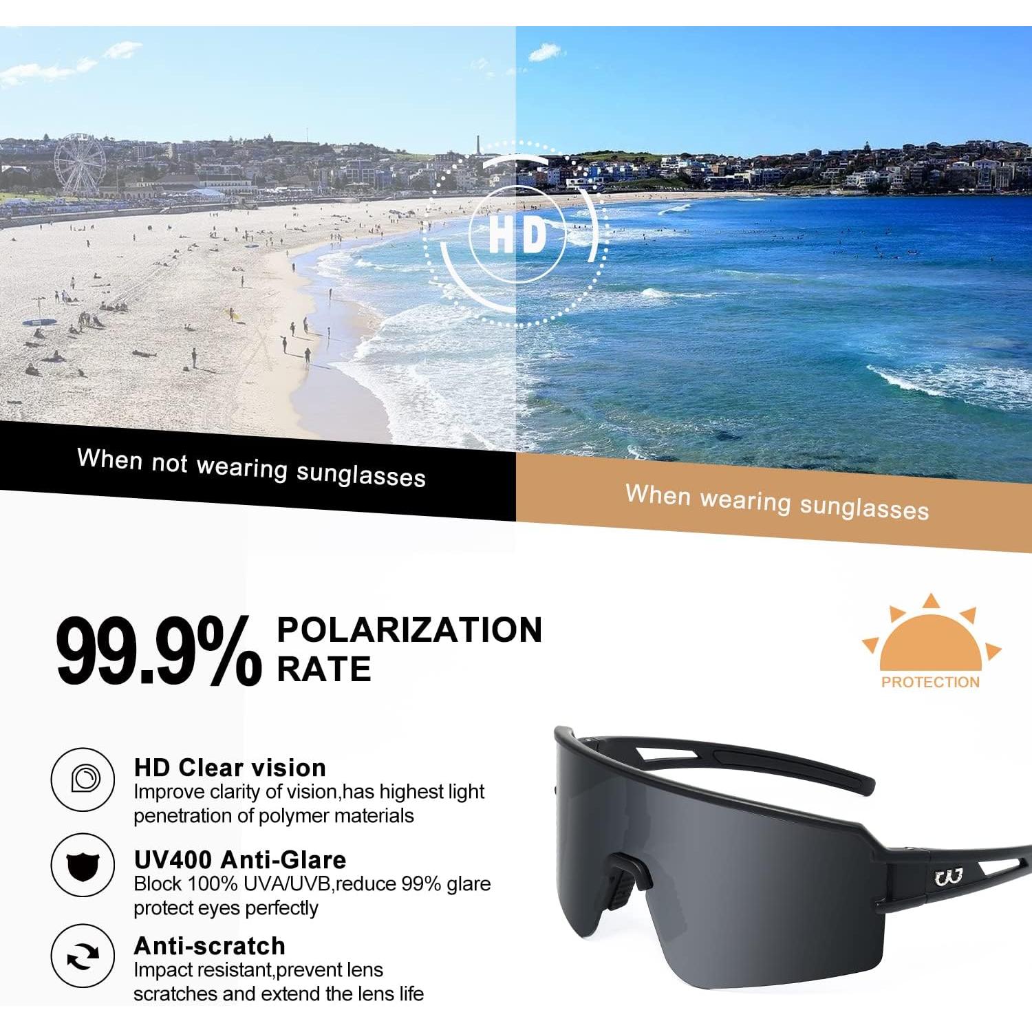 Gafas de ciclismo FMY polarizadas UV400 para deportes