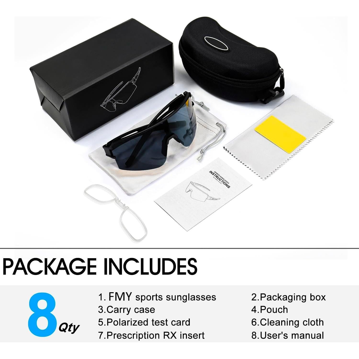 Gafas de ciclismo FMY polarizadas UV400 para deportes