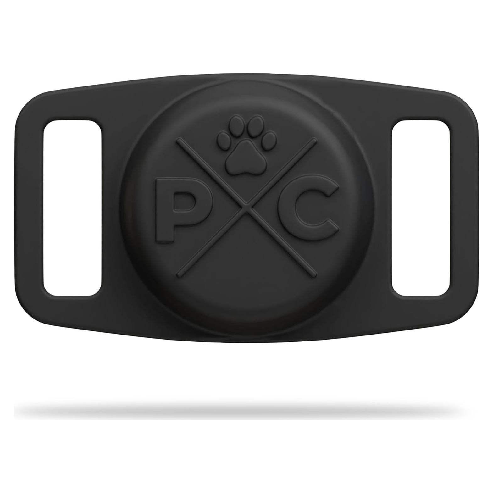 Collar para Perros Pup Culture AirTag | Soporte Negro 2,54 cm