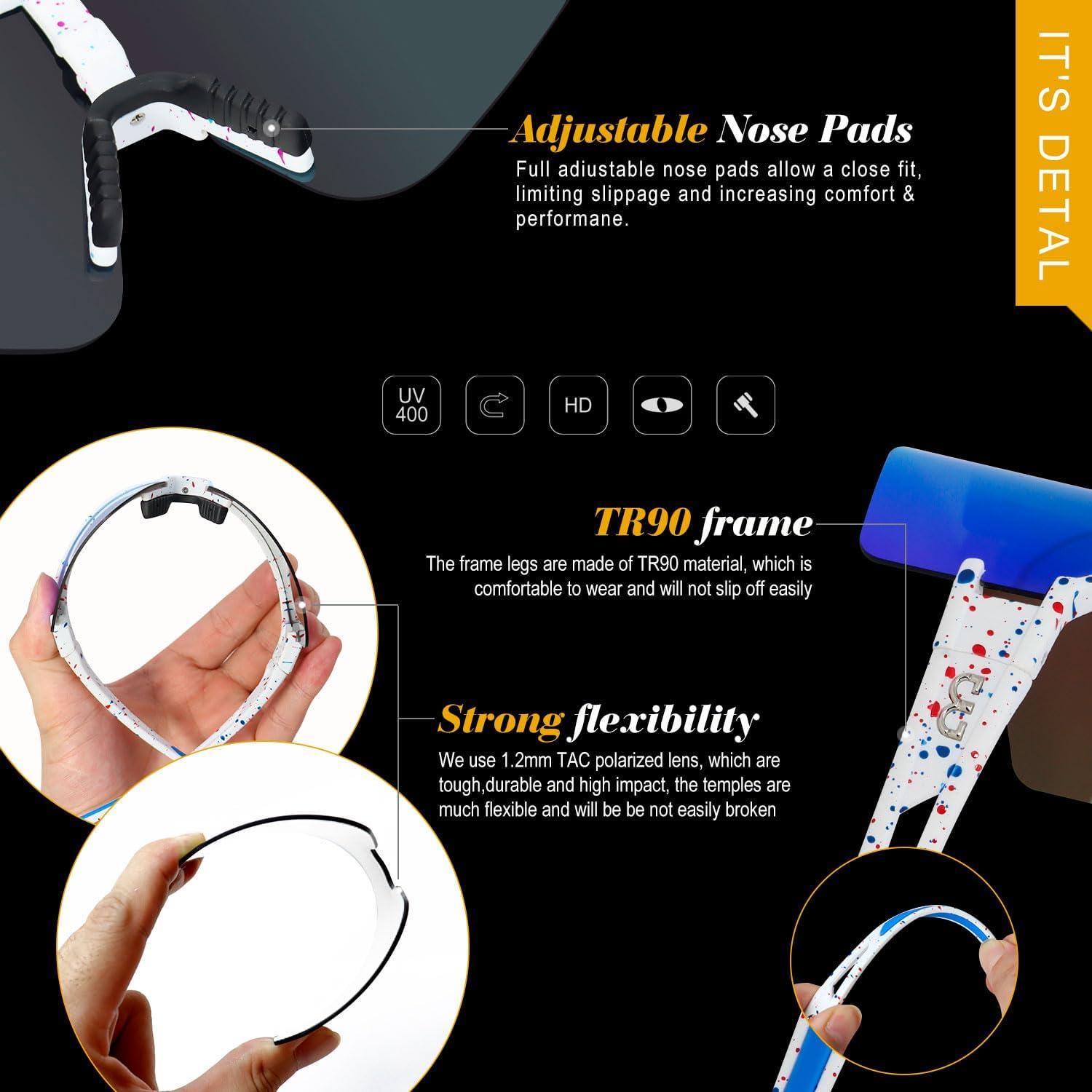 Gafas de Ciclismo FMY Polarizadas UV400 para Adultos