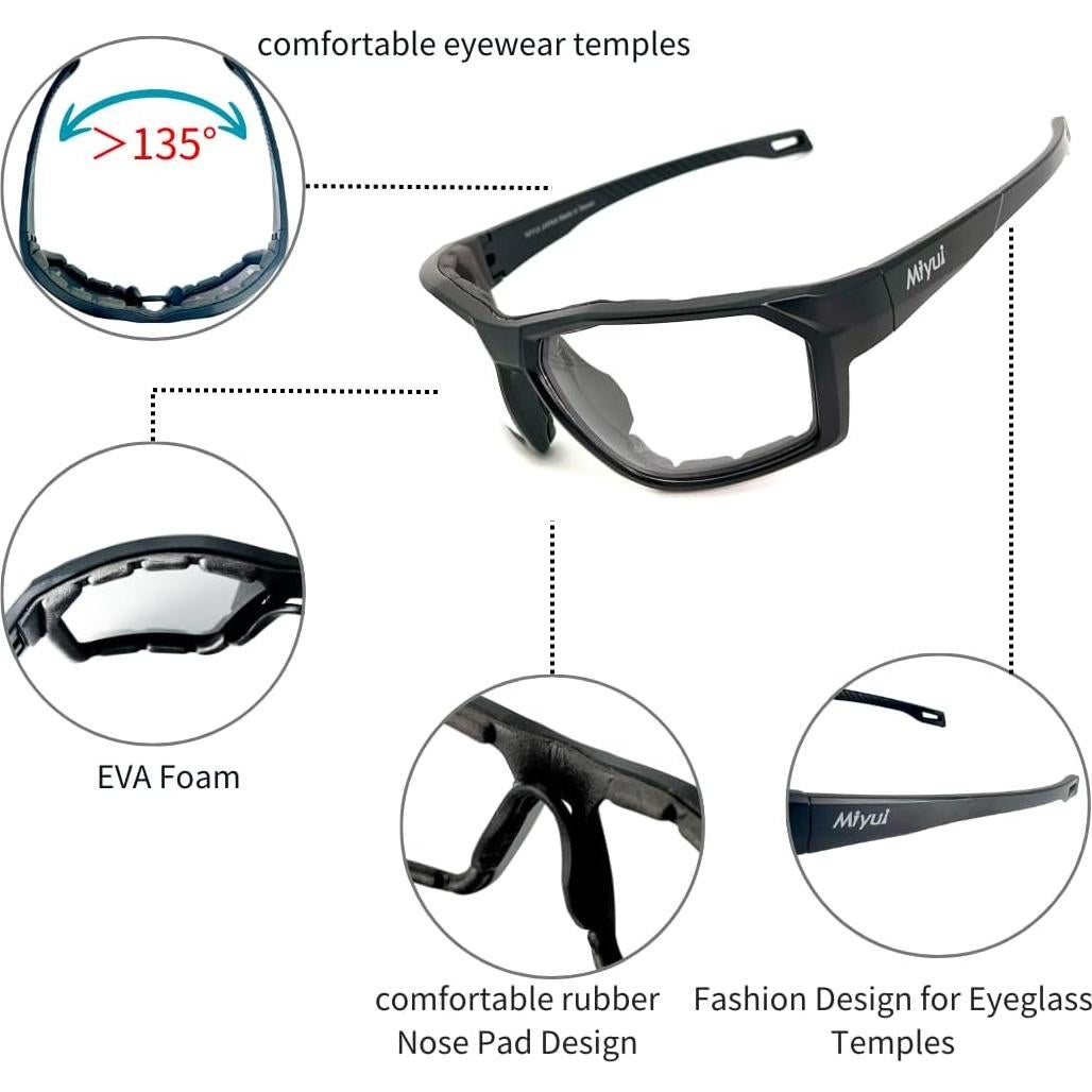 Gafas de sol para motocicleta MIYUI JAPAN antiempañantes