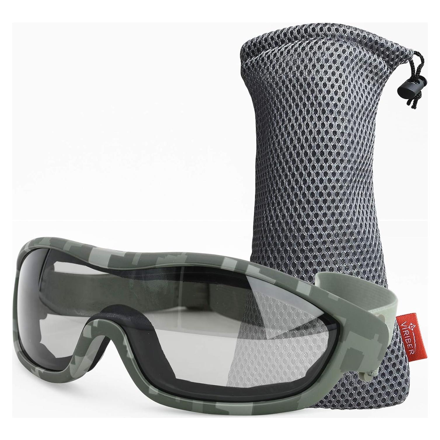 Gafas de Motocicleta Viriber LE0-778 Camuflaje UV Antivaho