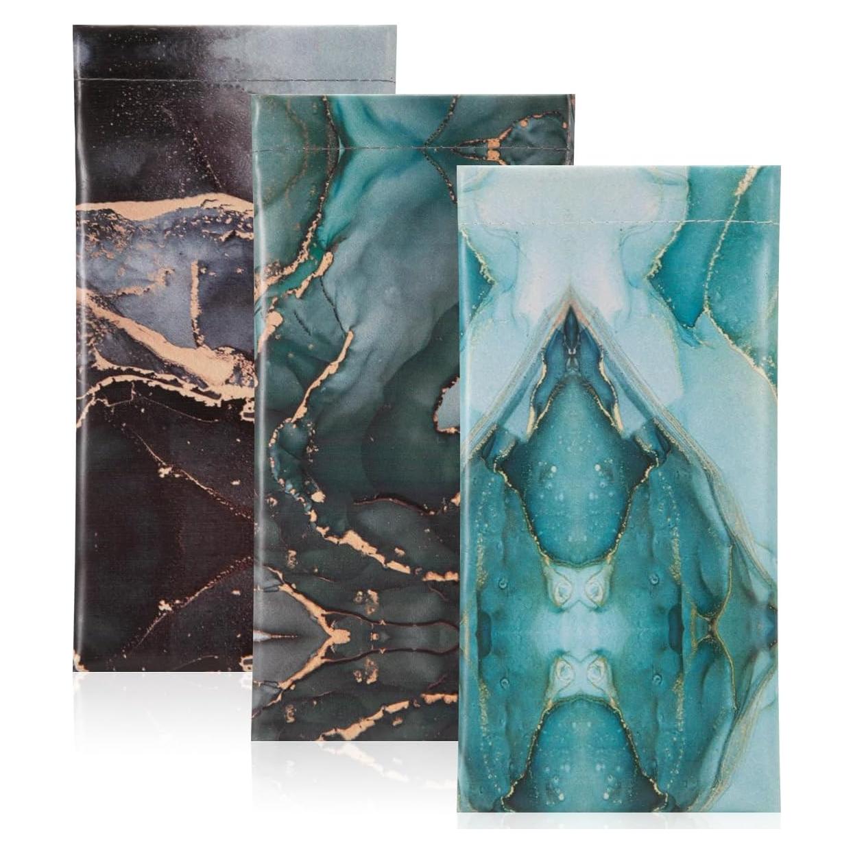 Funda de Cuero para Gafas TRIUMPH - Paquete de 3 Colores