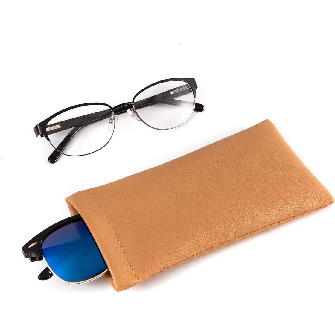 Funda de Cuero TRIUMPH VISION - 3 Fundas para Gafas