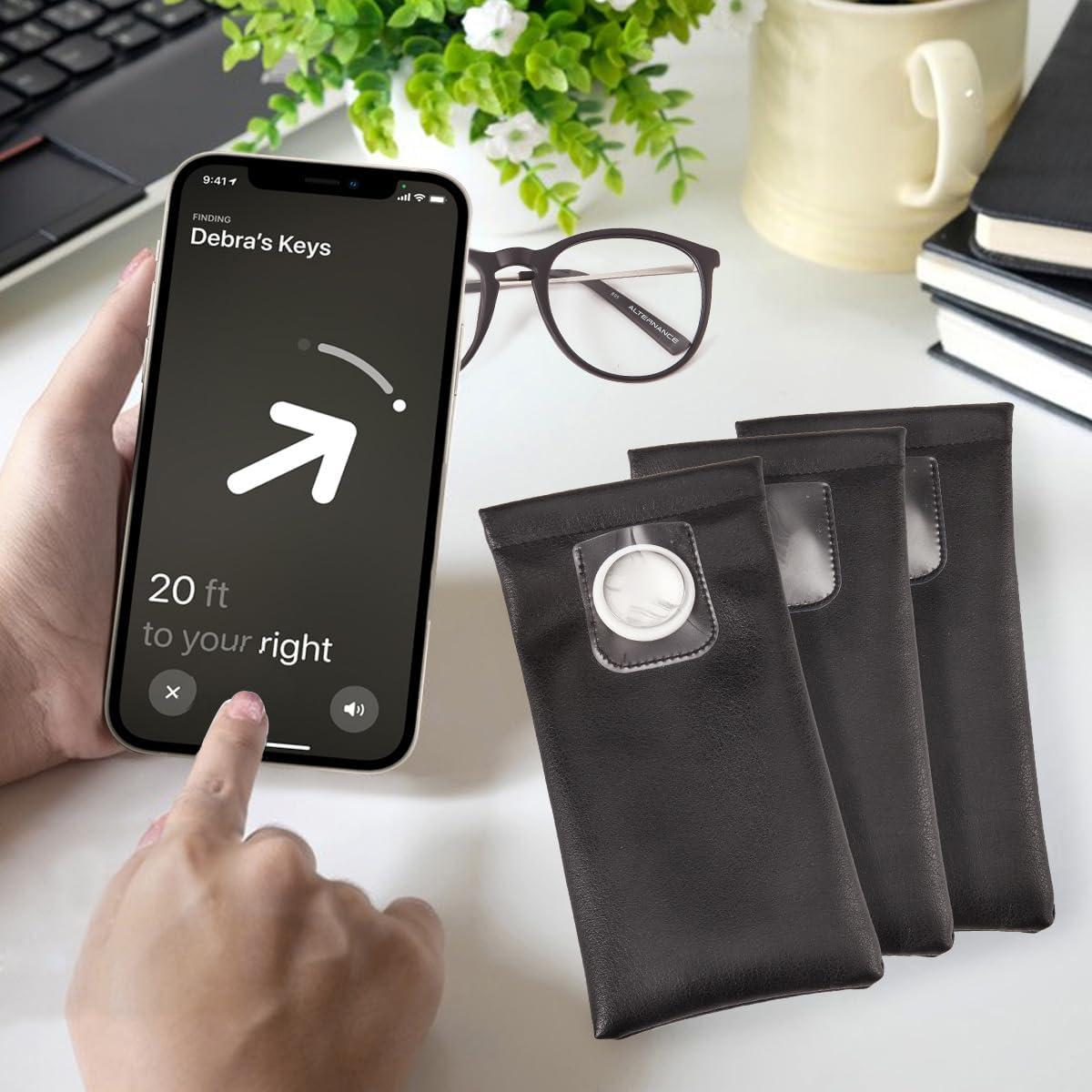 Funda de Cuero TRIUMPH VISION para Gafas - 3 Piezas