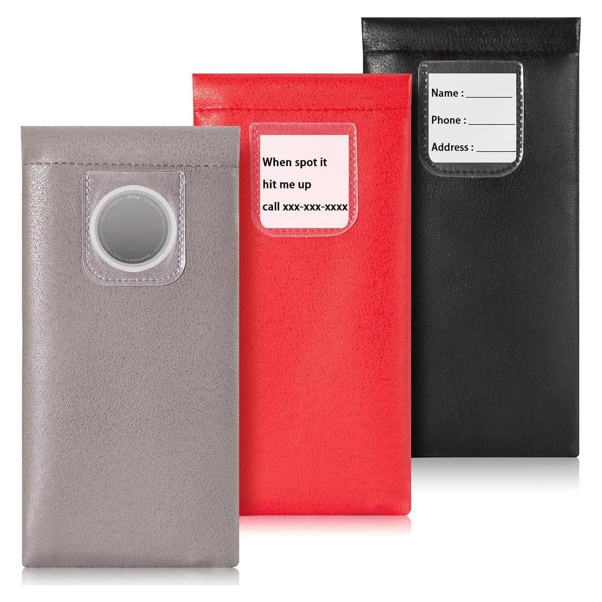 Bolsas de Gafas TRIUMPH VISION - Paquete de 3 con soporte AirTag