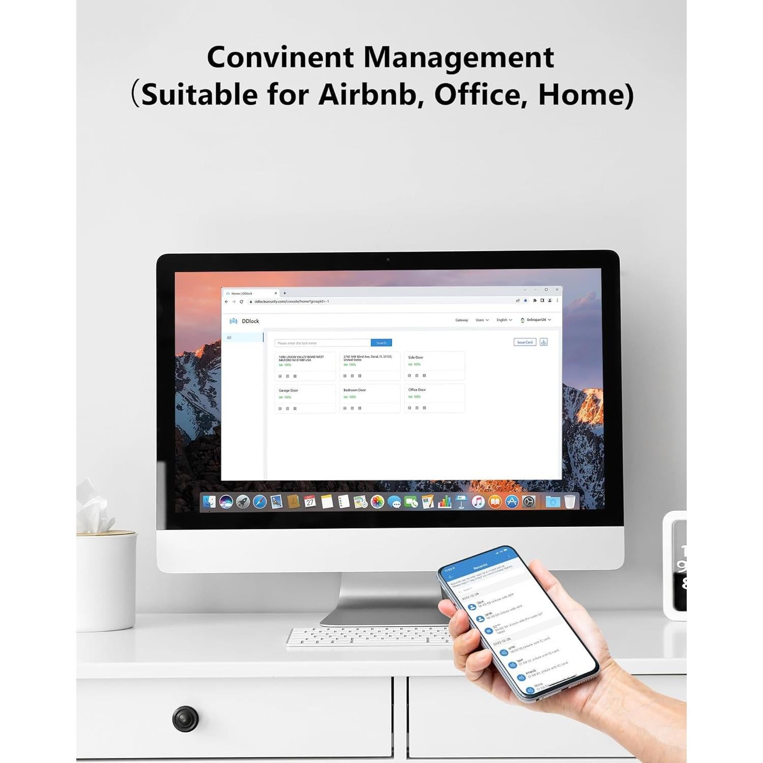 Cerradura Inteligente Zowill DK06G WiFi con Control APP