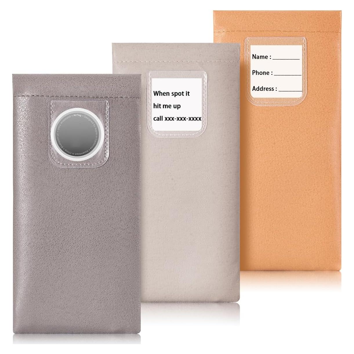 Funda de Cuero TRIUMPH VISION para Gafas - Paquete de 3