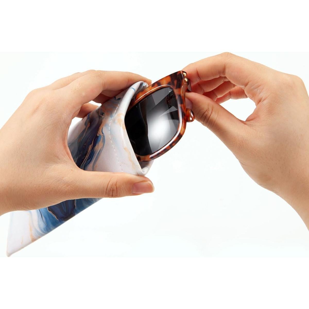 Funda de Cuero TRIUMPH VISION - Paquete de 3 para Gafas