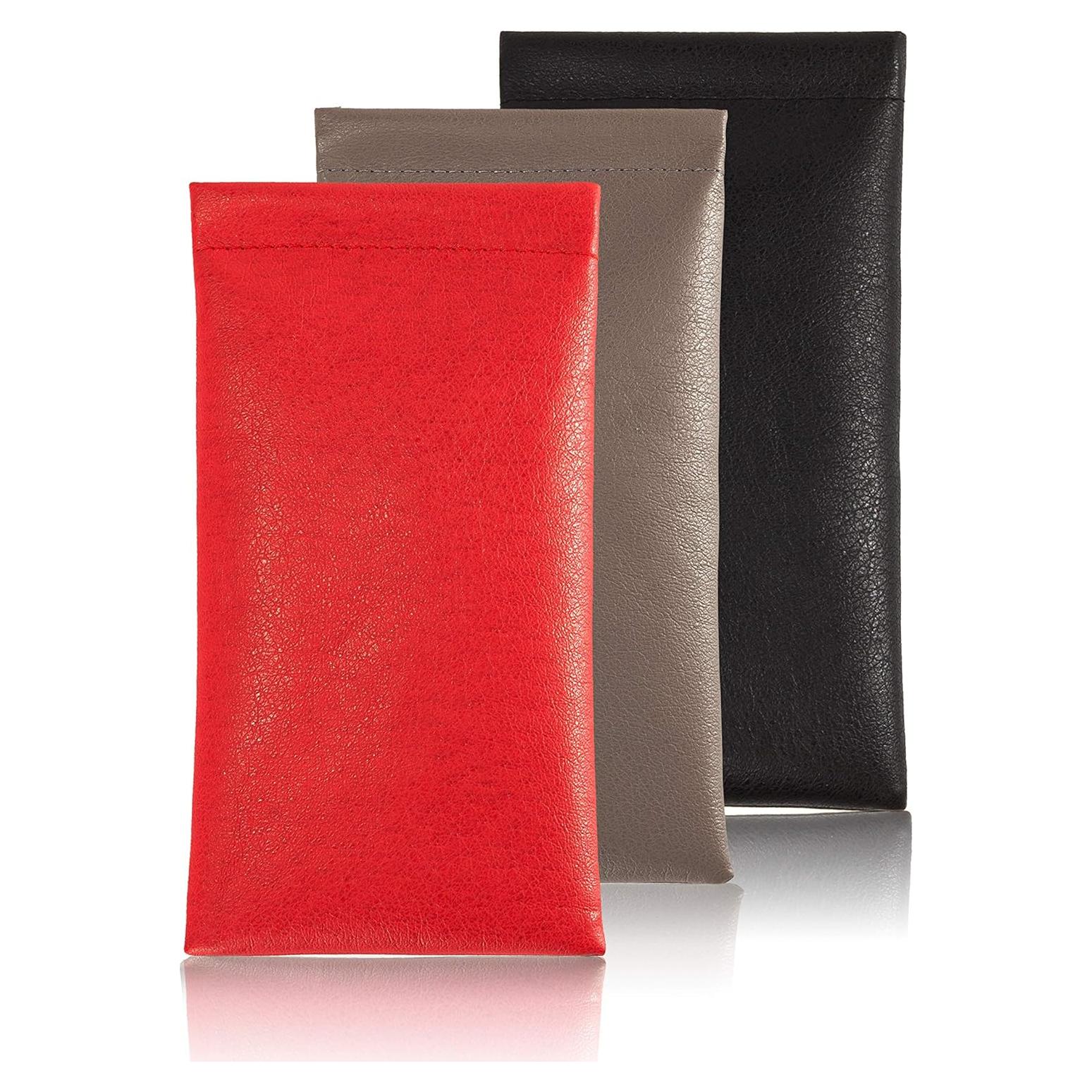 Funda de Cuero TRIUMPH VISION - 3 Fundas para Gafas