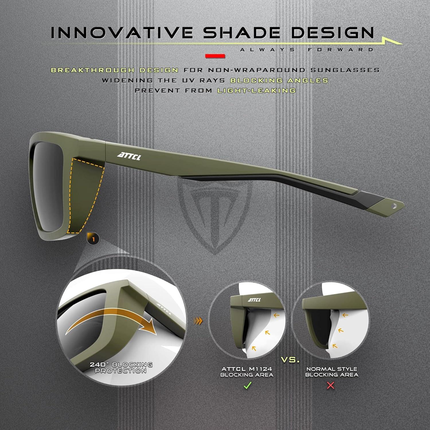 Gafas de sol polarizadas ATTCL para ciclismo y pesca UV