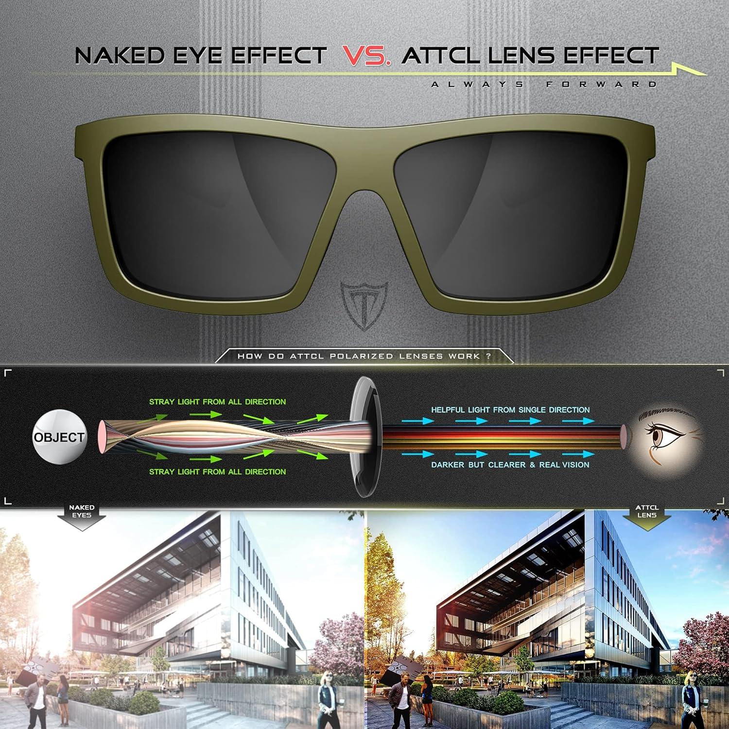 Gafas de sol polarizadas ATTCL para ciclismo y pesca UV