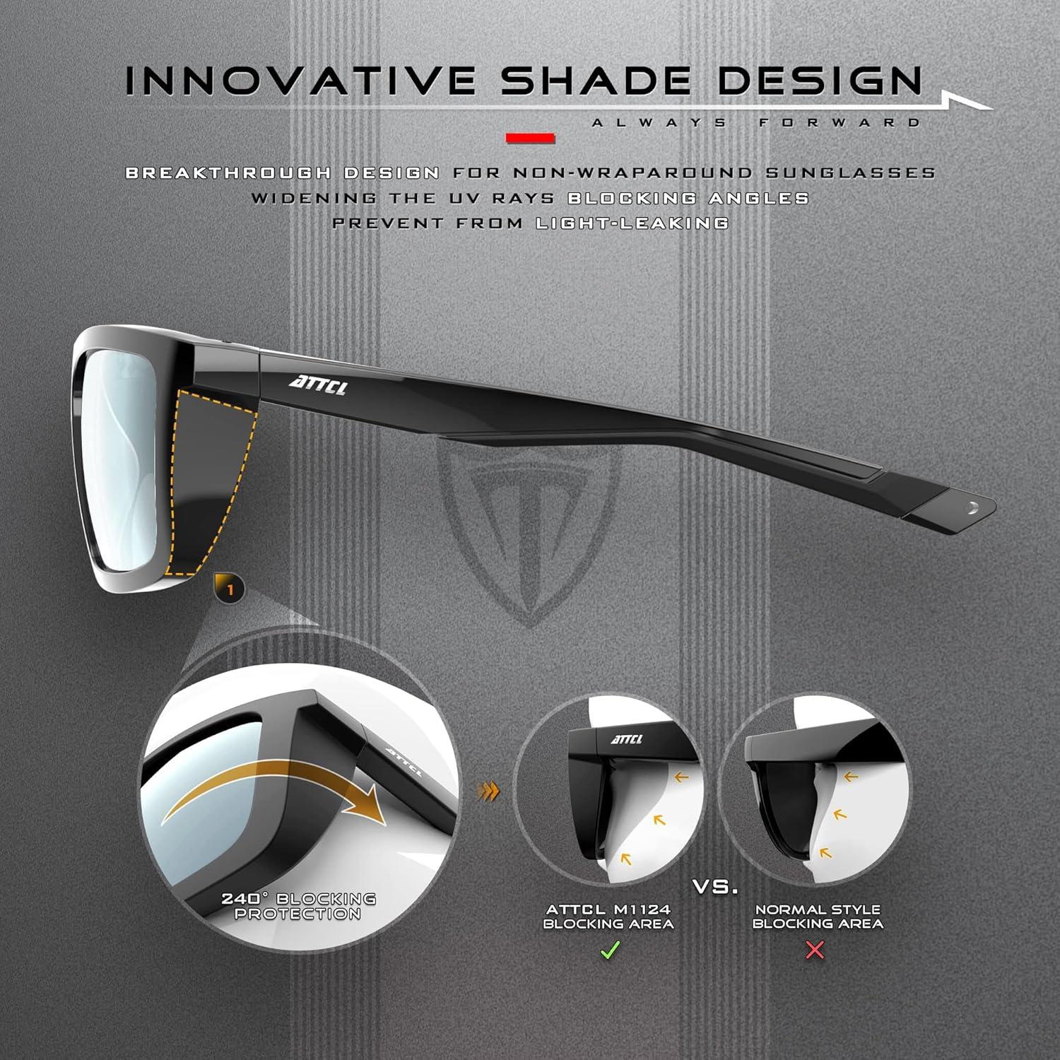 Gafas de sol polarizadas ATTCL para ciclismo y pesca UV