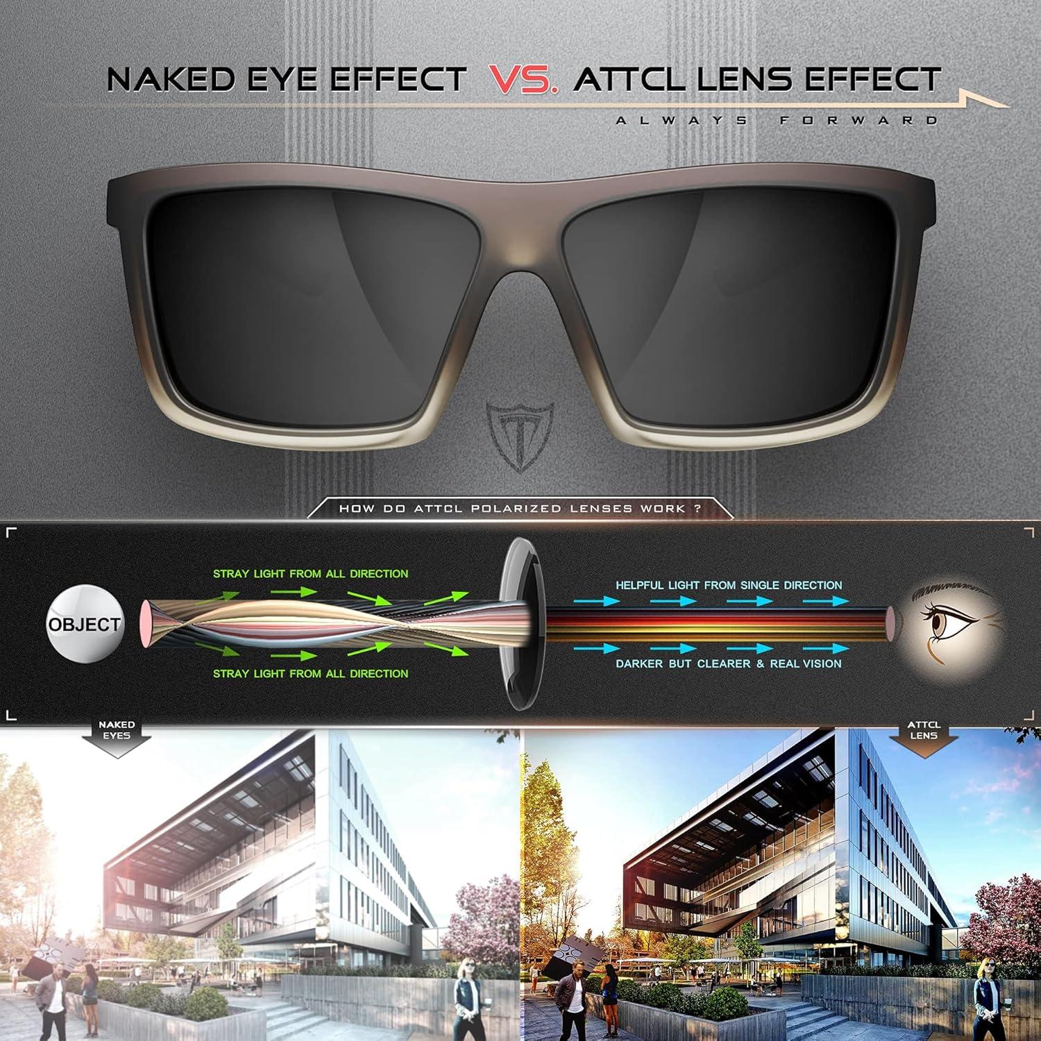 Gafas de sol polarizadas ATTCL para ciclismo y pesca UV