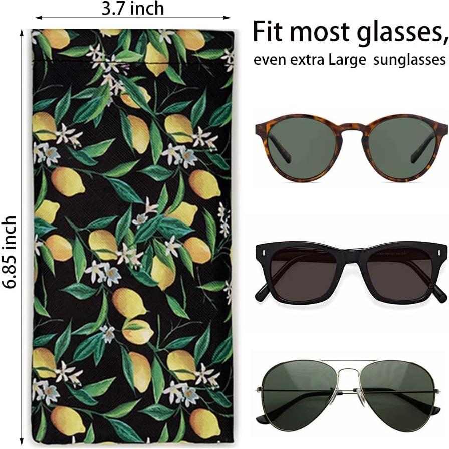 Estuche para Gafas WOW DING 3 Pack con Paño de Limpieza