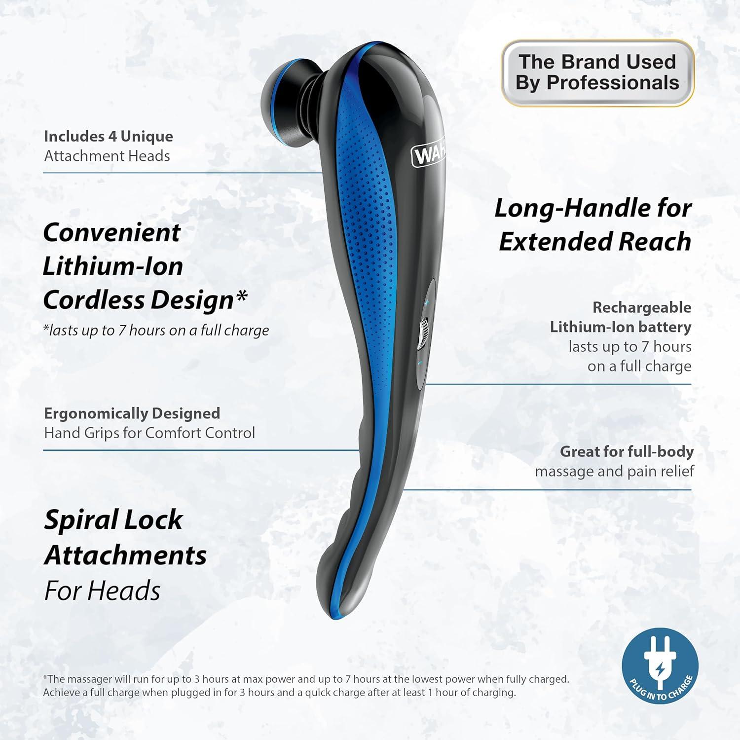 Masajeador de Percusión Wahl 4232 Inalámbrico Azul