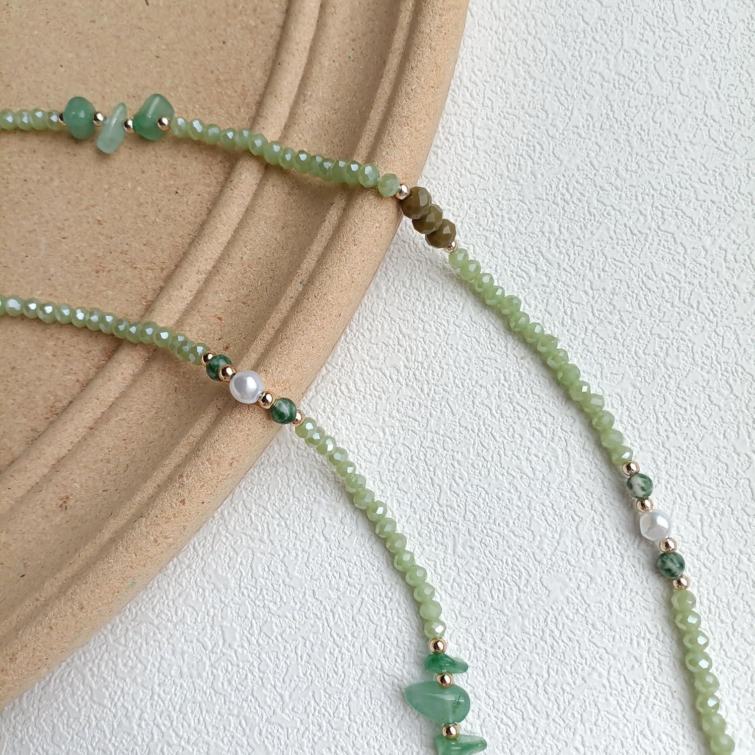 Cadena de Gafas con Perlas de Cristal para Mujeres 72 cm