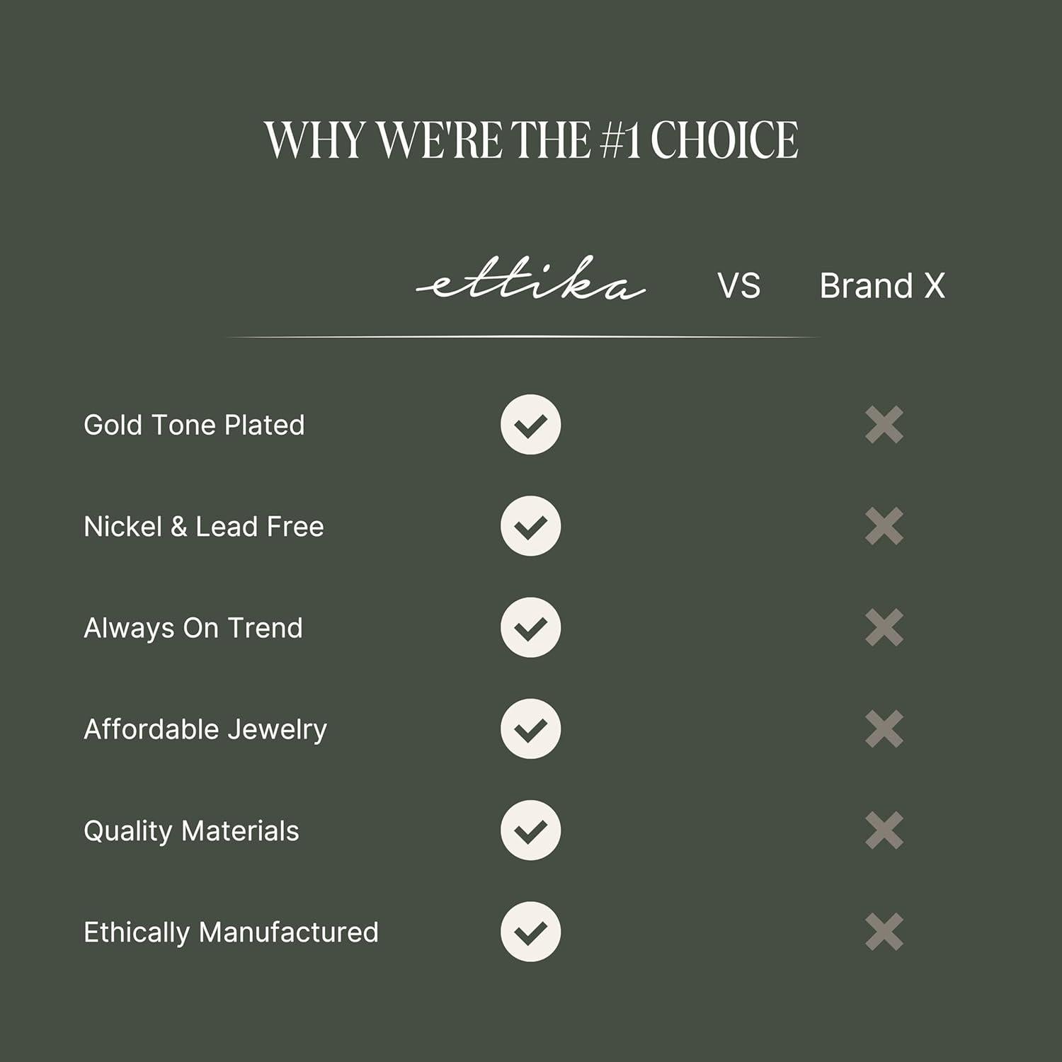 Correa de Gafas Ettika 78.74 cm Dorado Joyería Mujer