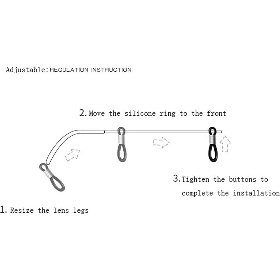 Cadena de Gafas LANG XUAN 75 cm Soporte para Gafas Mujeres