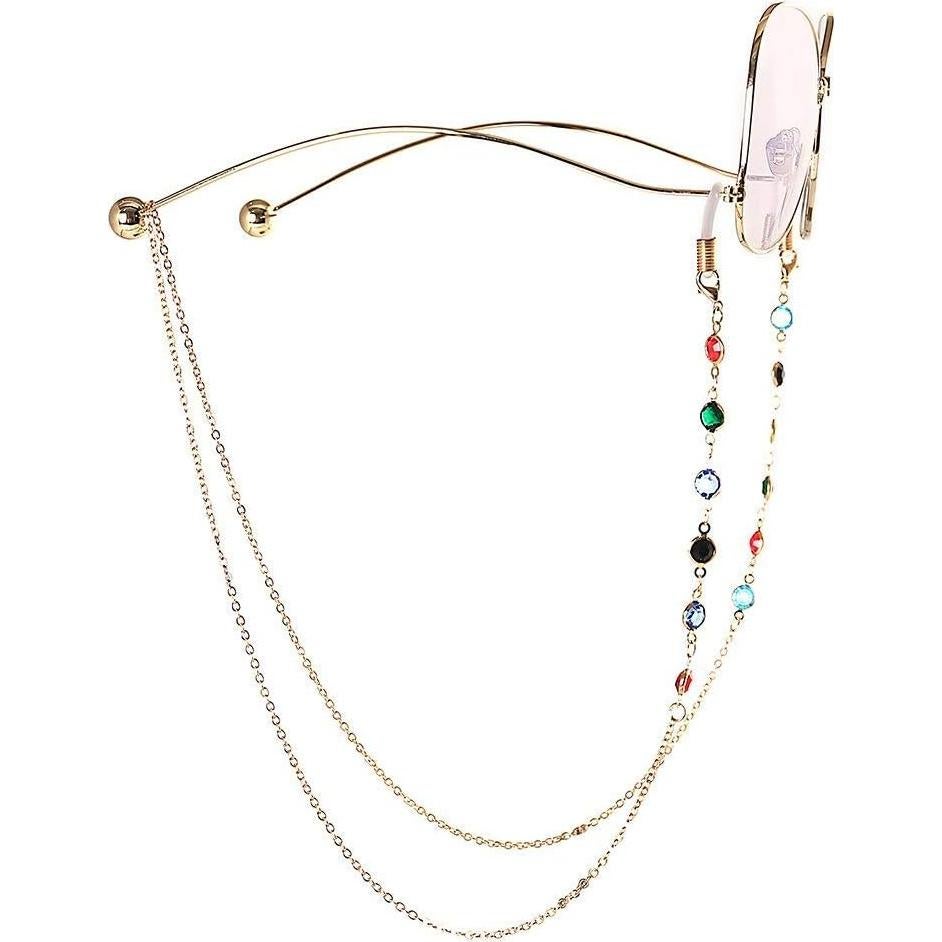 Cadena de Gafas LANG XUAN 75 cm Soporte para Lentes de Lectura