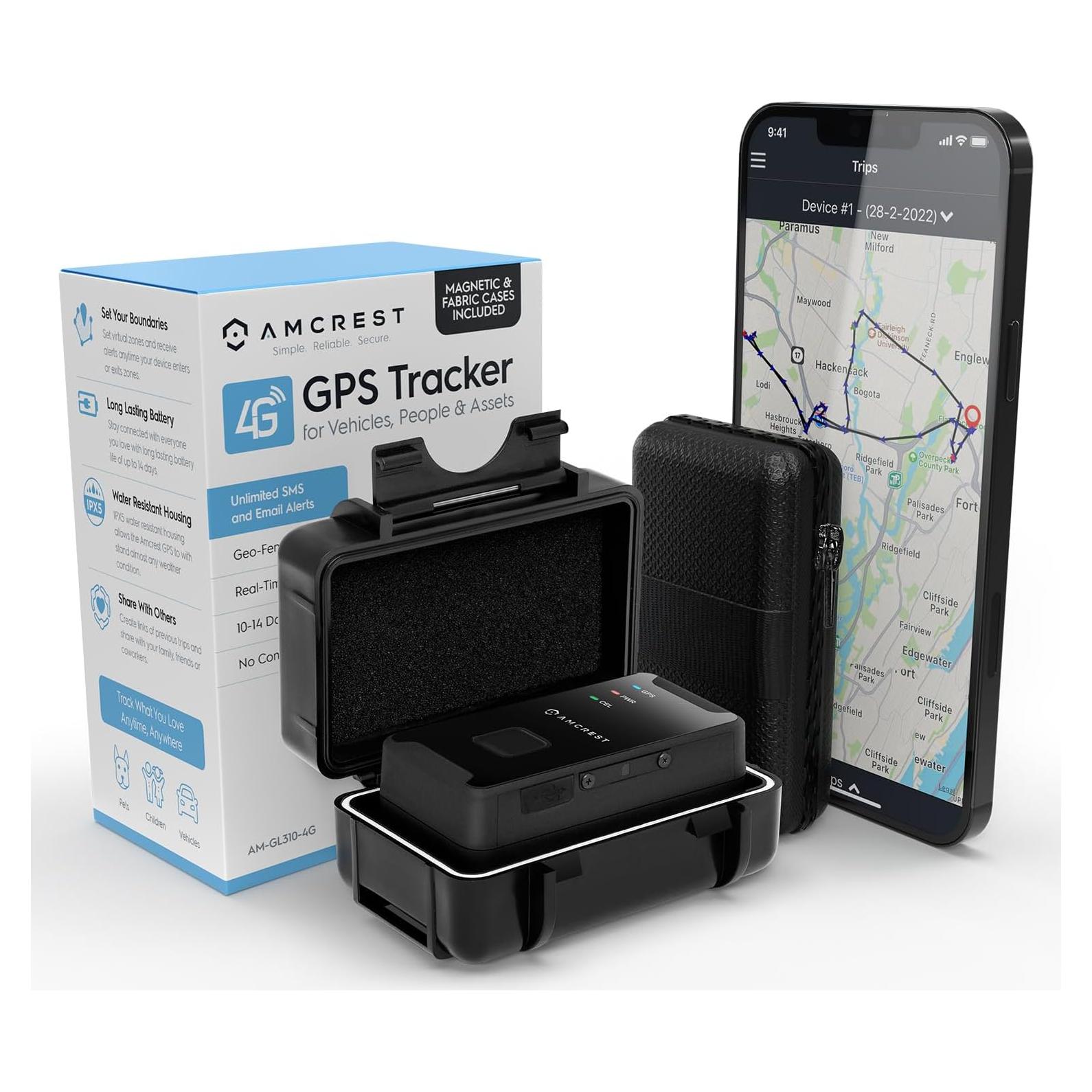 Rastreador GPS 4G Amcrest GL300 - Mini Portátil y Oculto