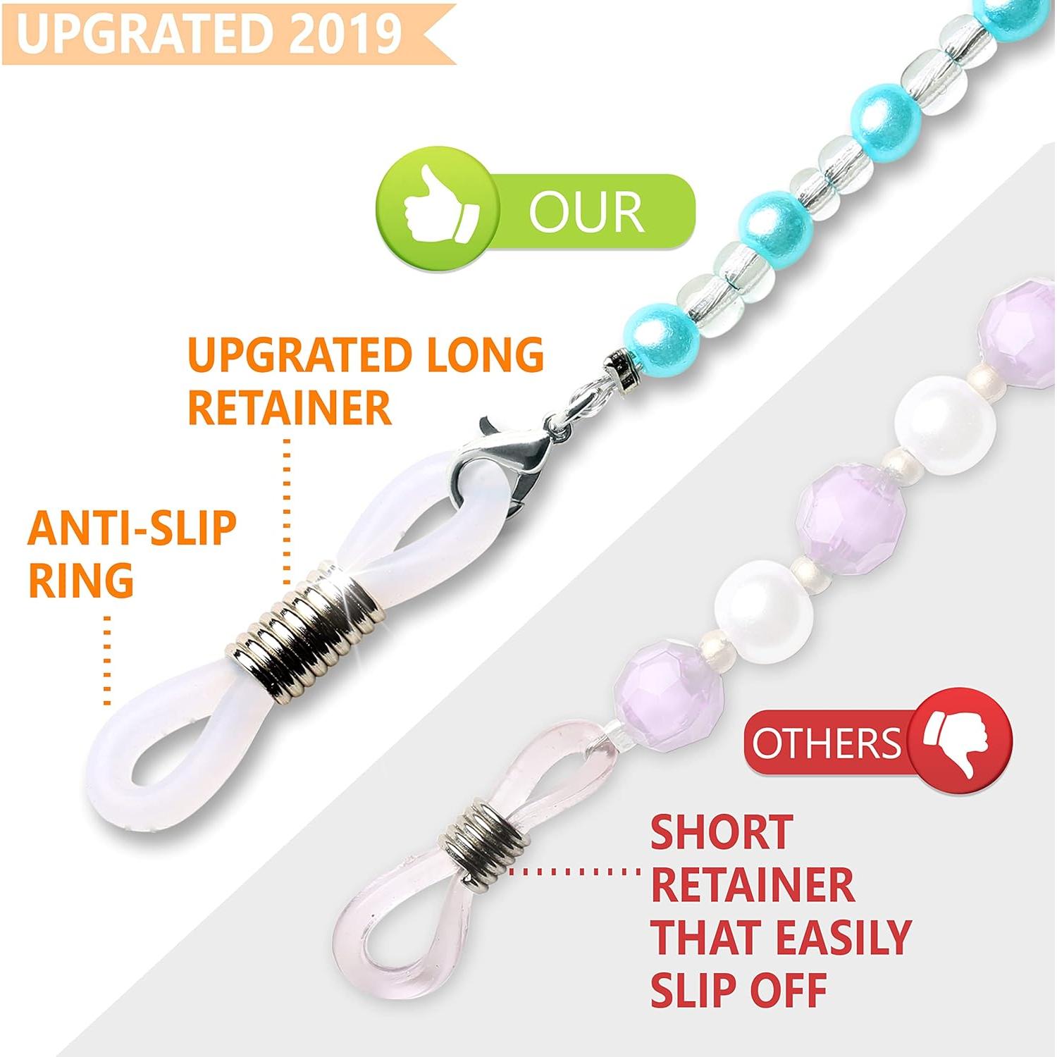 Soporte de Gafas SeGuny - Cadena de Perlas para Mujeres