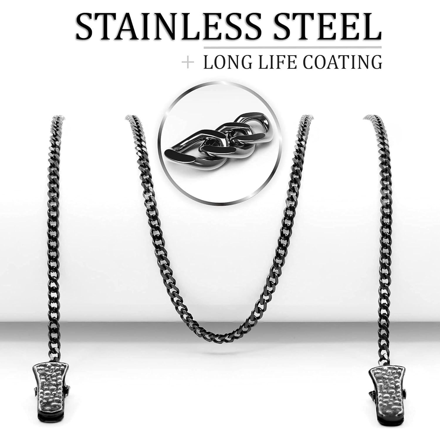 Cadena para Gafas SIGONNA - Acero Inoxidable - 73,66 cm