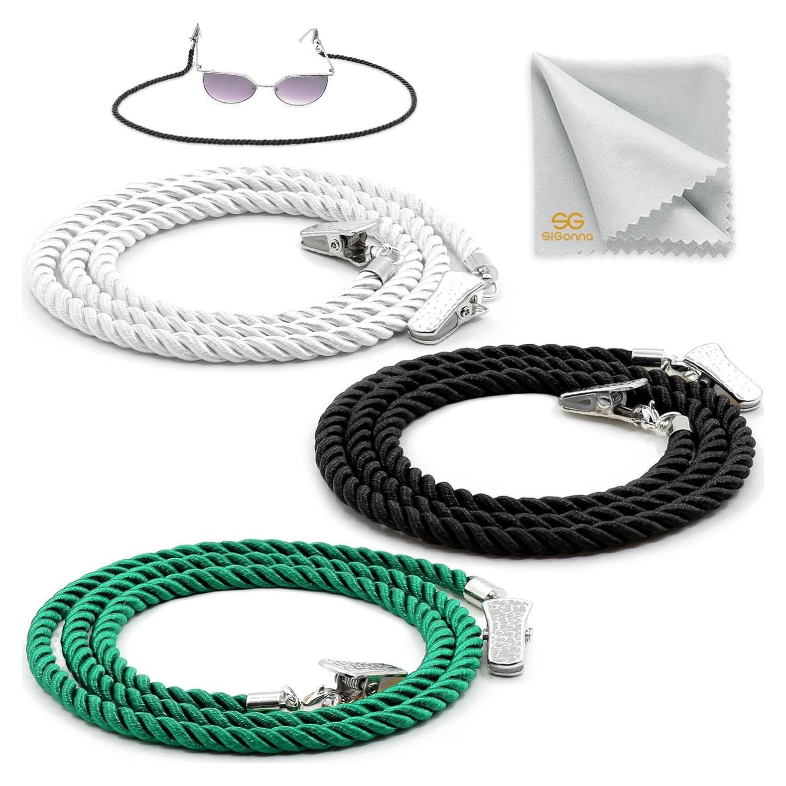 Correa para Gafas SIGONNA - 73.66 cm - 3 Pcs Antideslizantes