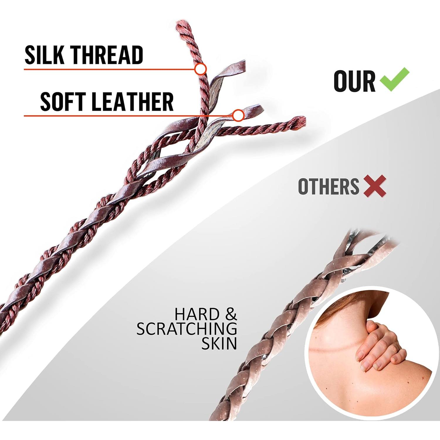 Cadena para gafas SeGuny - Cuero ECO Premium - 71 cm