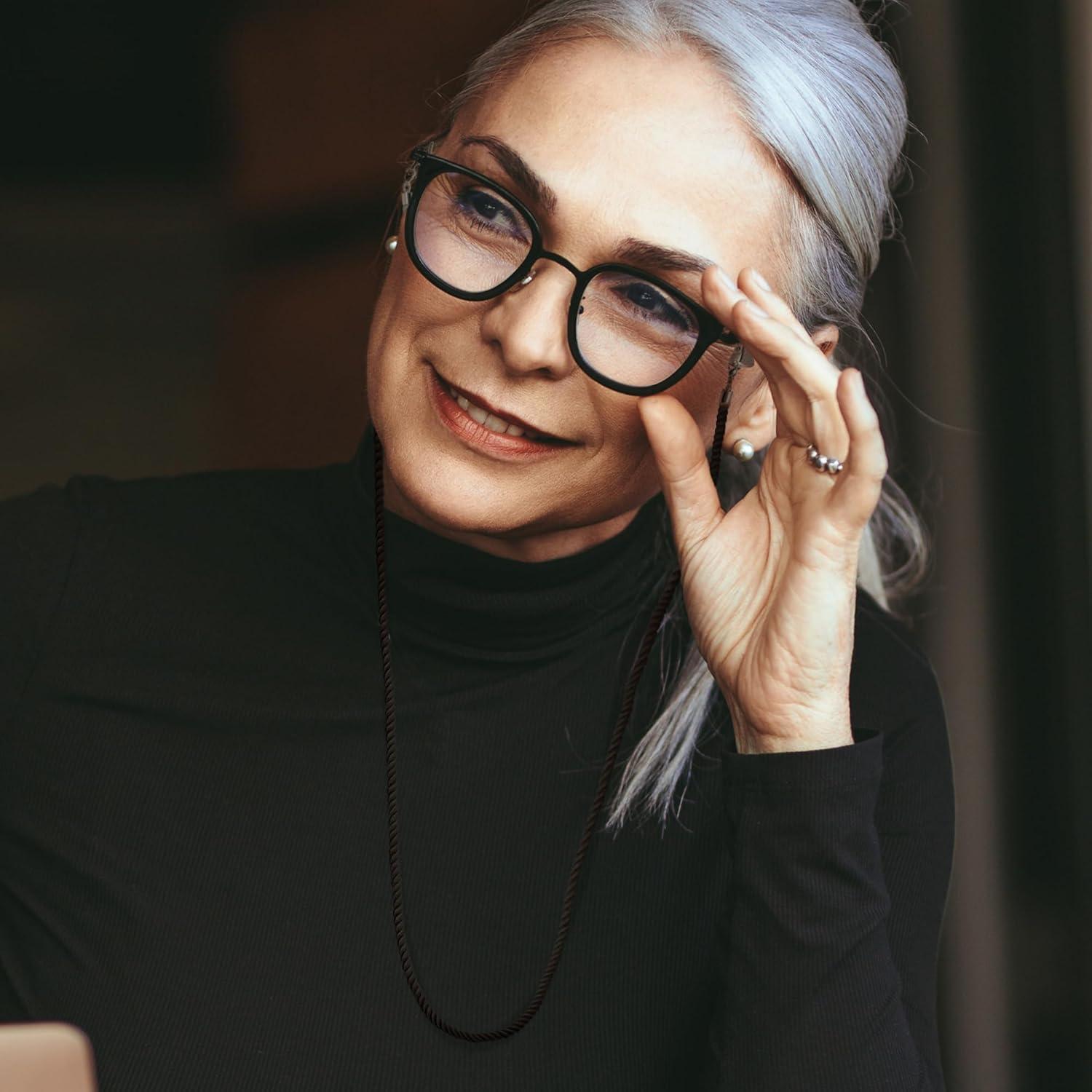 Correa para Gafas SIGONNA - Terylene Negro - 73.66 cm - 3 Pcs