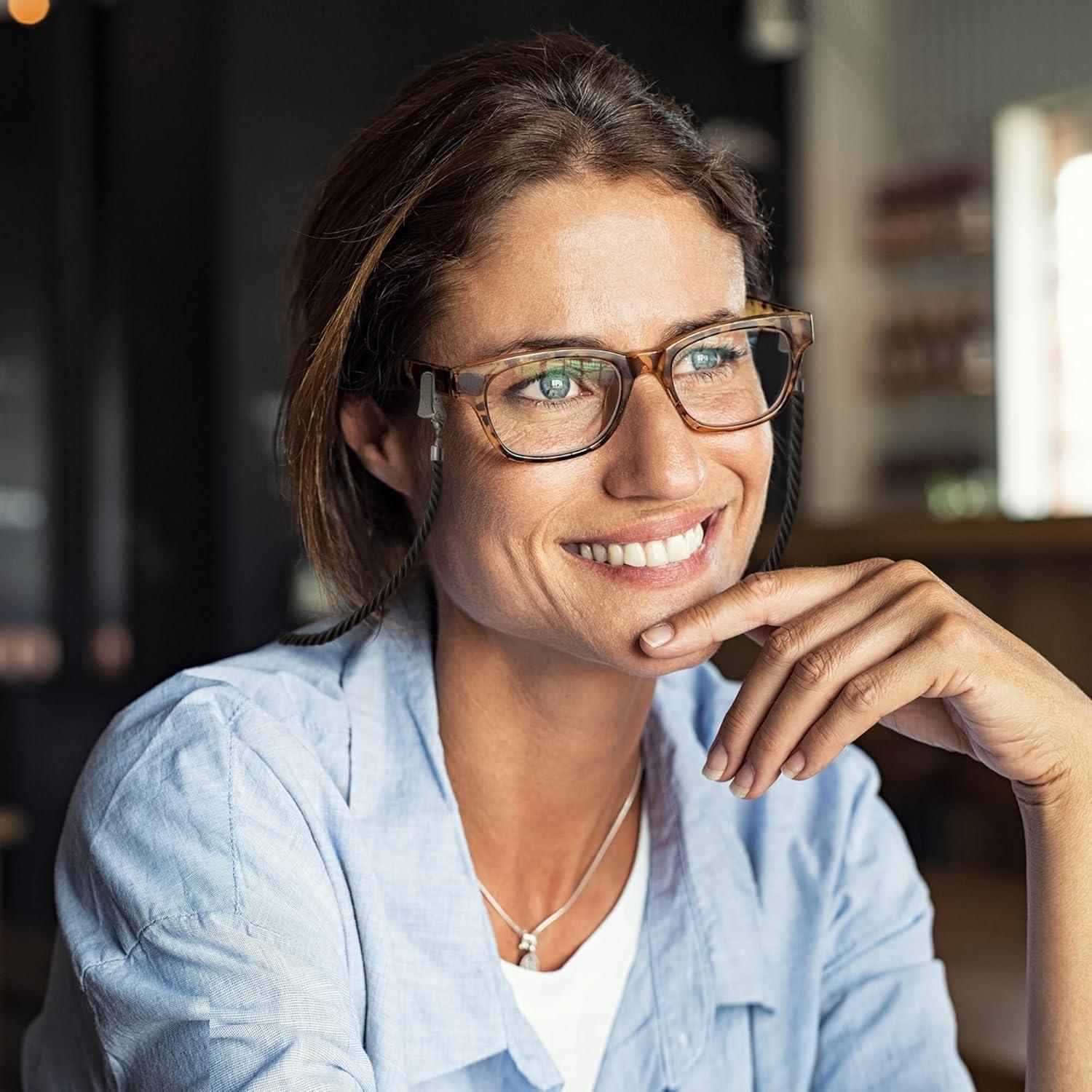 Correa para Gafas SIGONNA - Terylene Negro - 73.66 cm - 3 Pcs