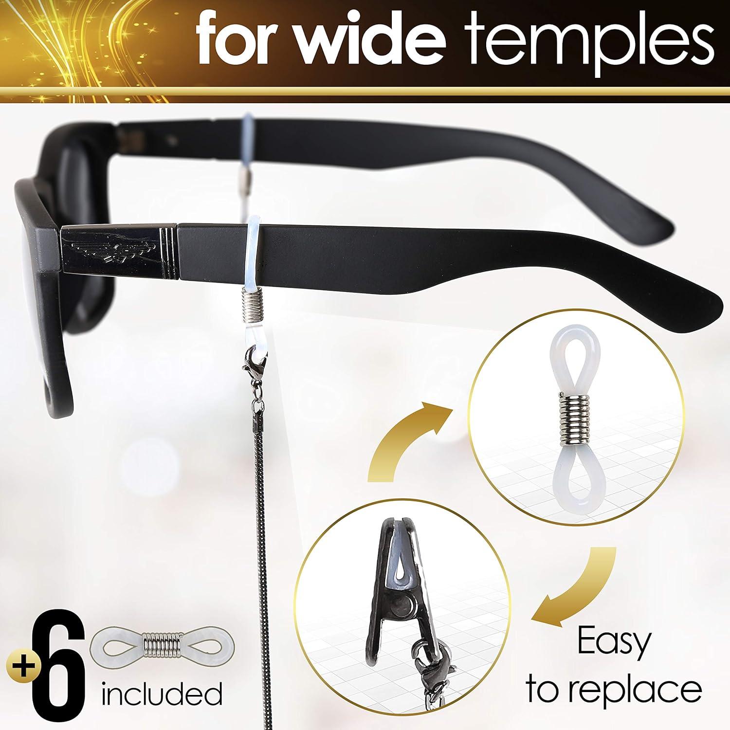 Cadena de Gafas SIGONNA de Acero Inoxidable - 73,66 cm