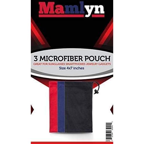 Funda de Microfibra Premium para Gafas de Sol - 3 Unidades