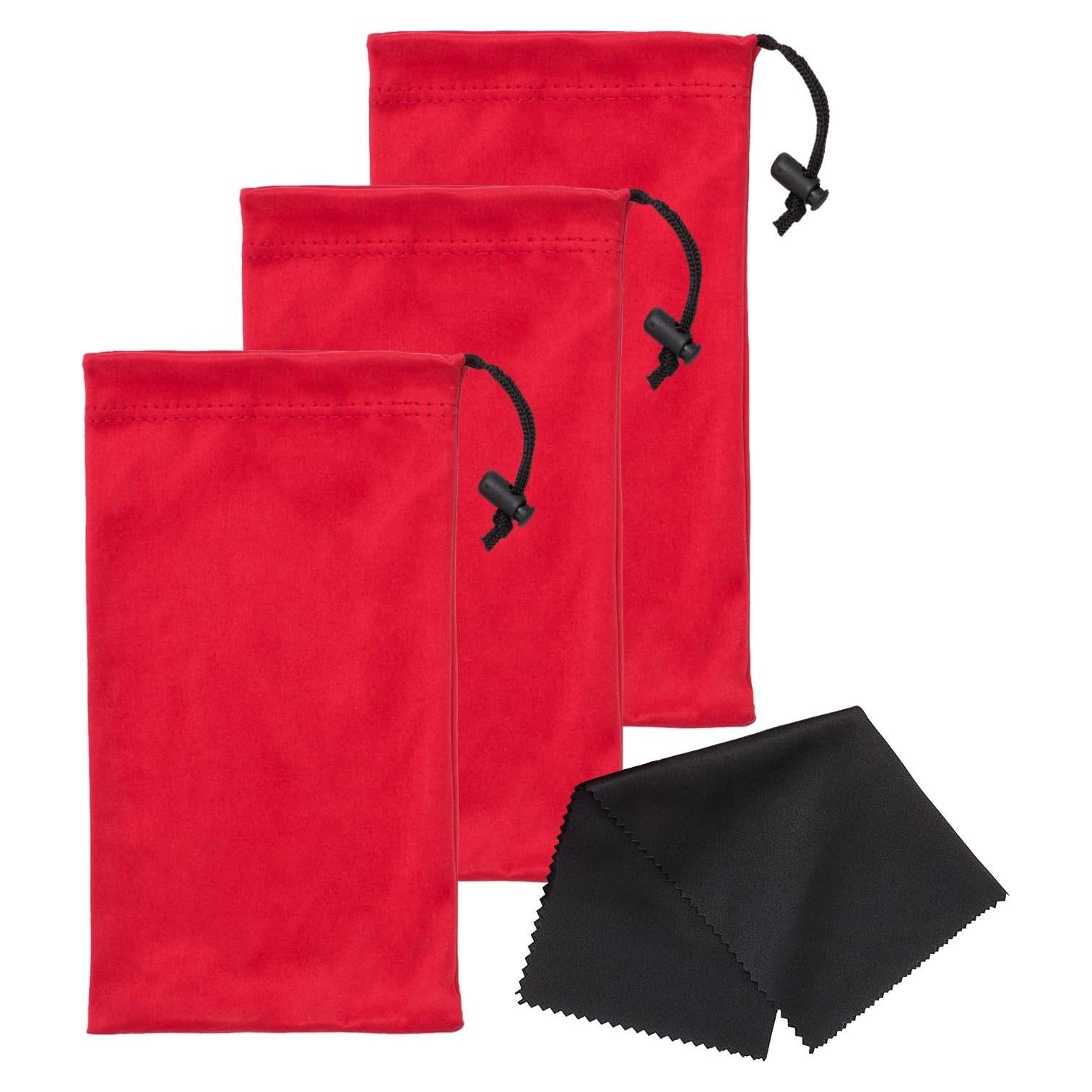 Funda de Microfibra Premium MP03 para Gafas - 3 Piezas