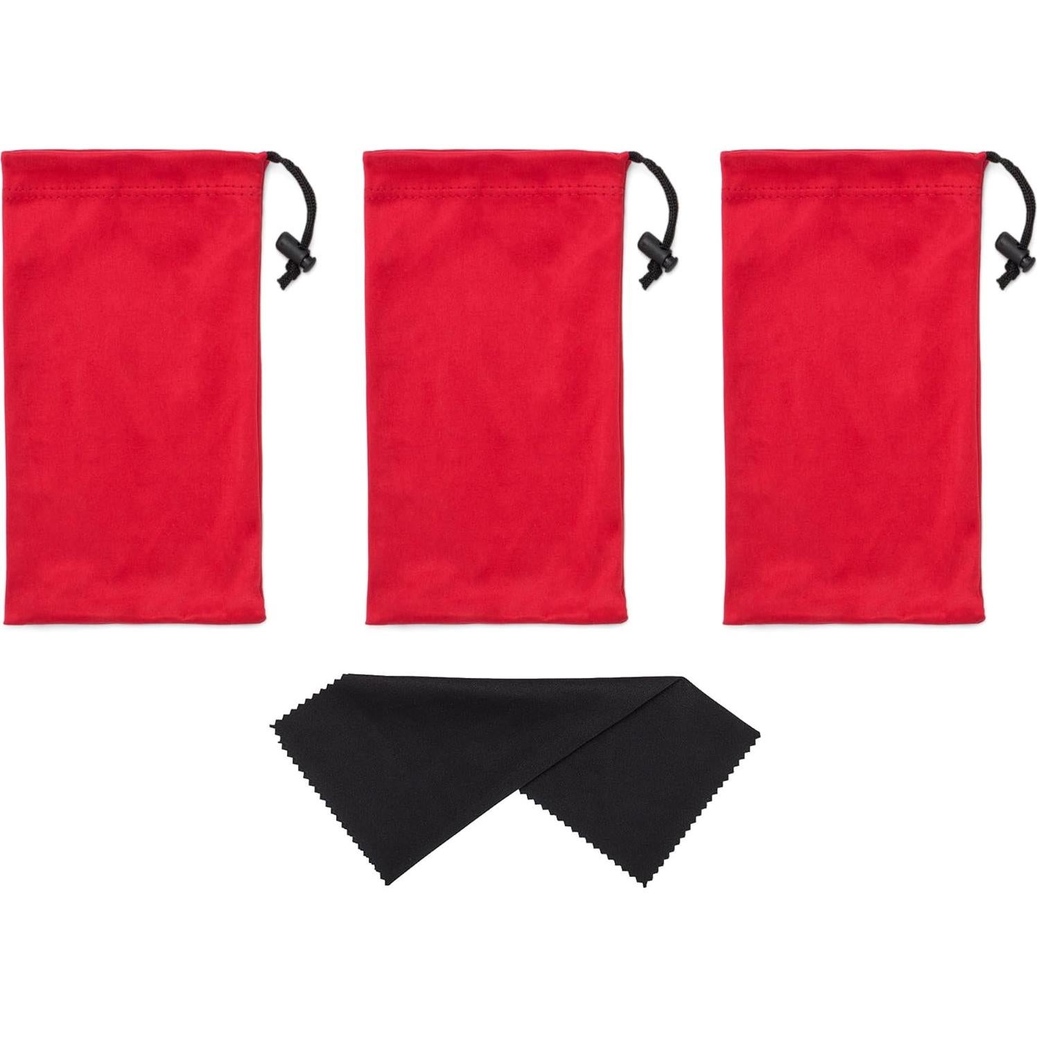 Funda de Microfibra Premium MP03 para Gafas - 3 Piezas