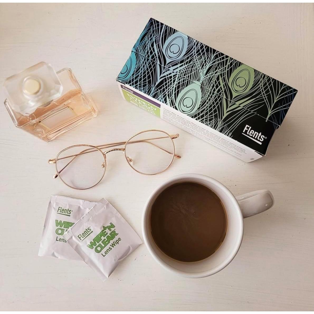 Toallitas para Lentes Flents 150 Unidades Limpieza Suave