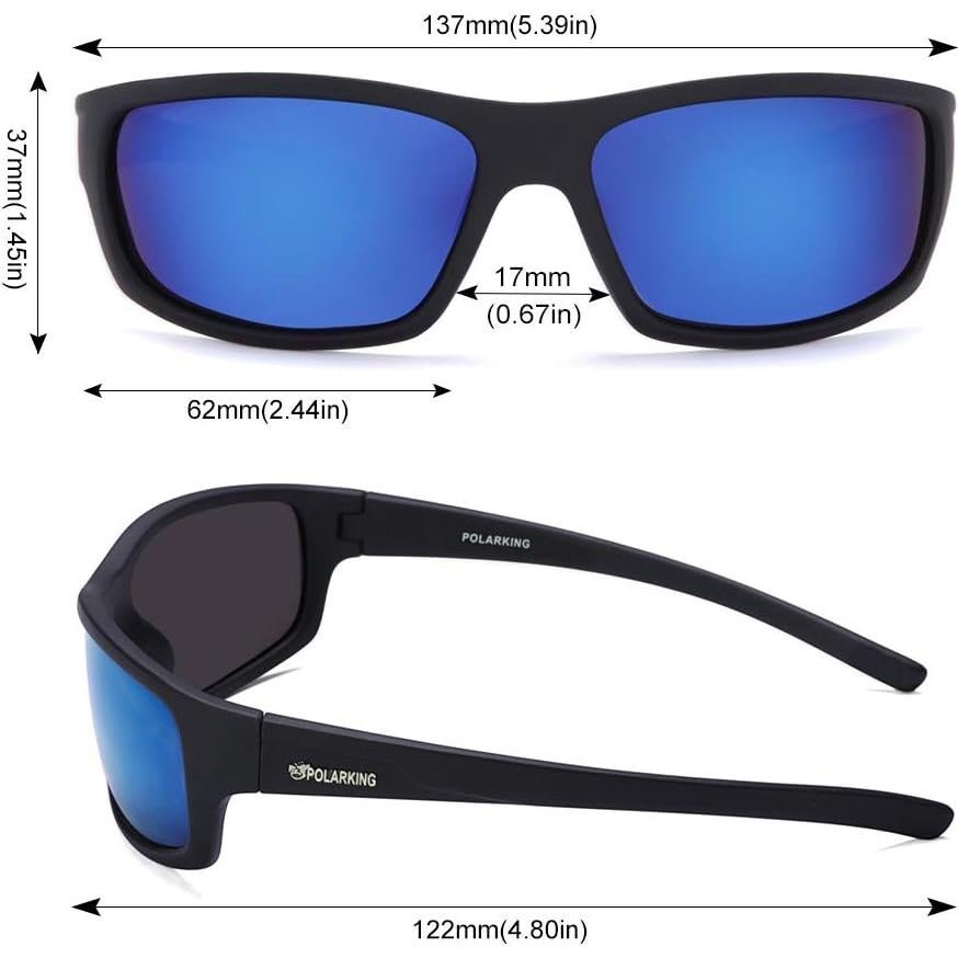 Gafas de sol deportivas POLARKING polarizadas UV400 mate