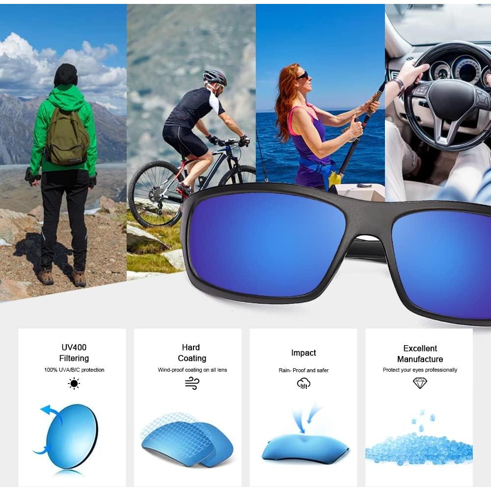 Gafas de sol deportivas POLARKING polarizadas UV400 mate