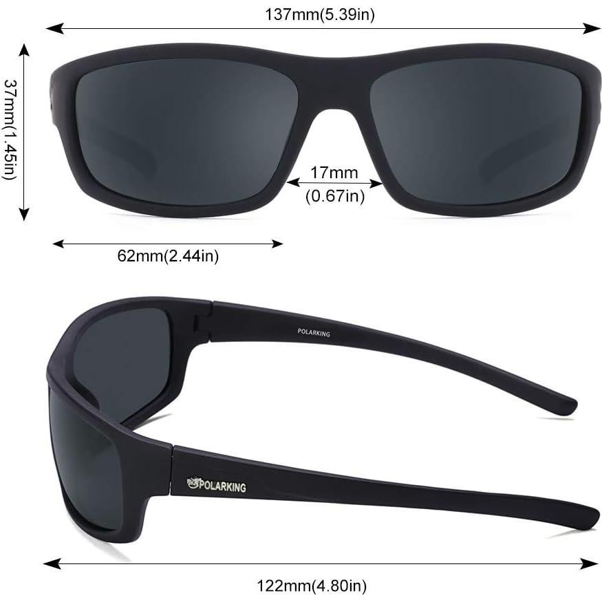 Gafas de sol deportivas POLARKING mate UV400 espejo