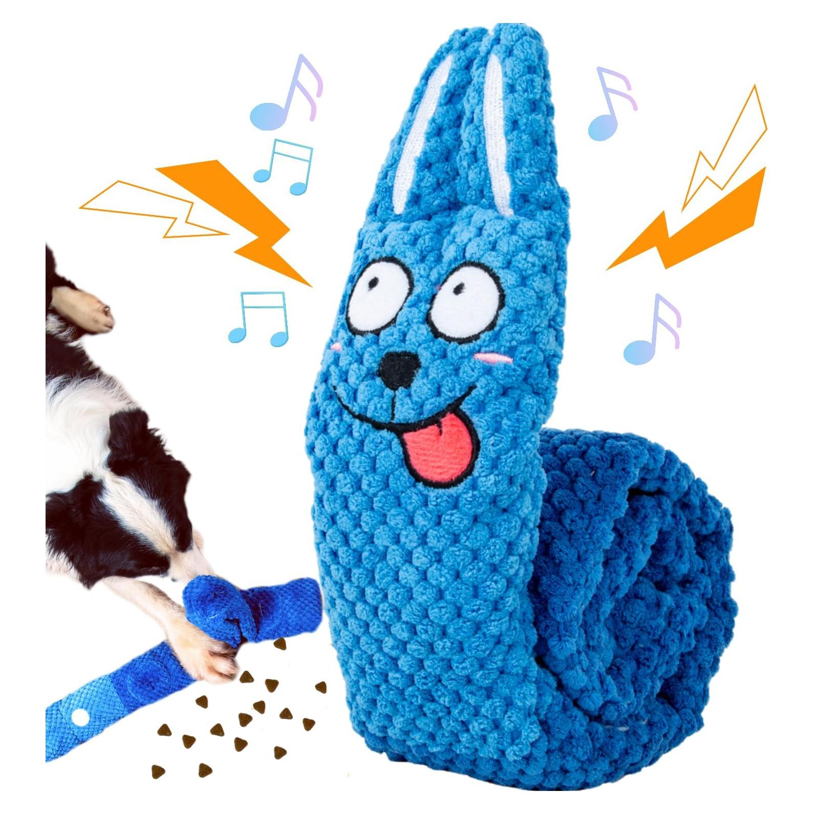 Juguete interactivo para perros CIIVURR Conejo Azul 12cm