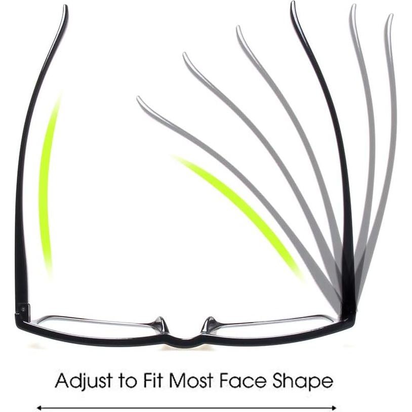 Gafas de lectura NORPERWIS 5 pares con bisagra 2.25x